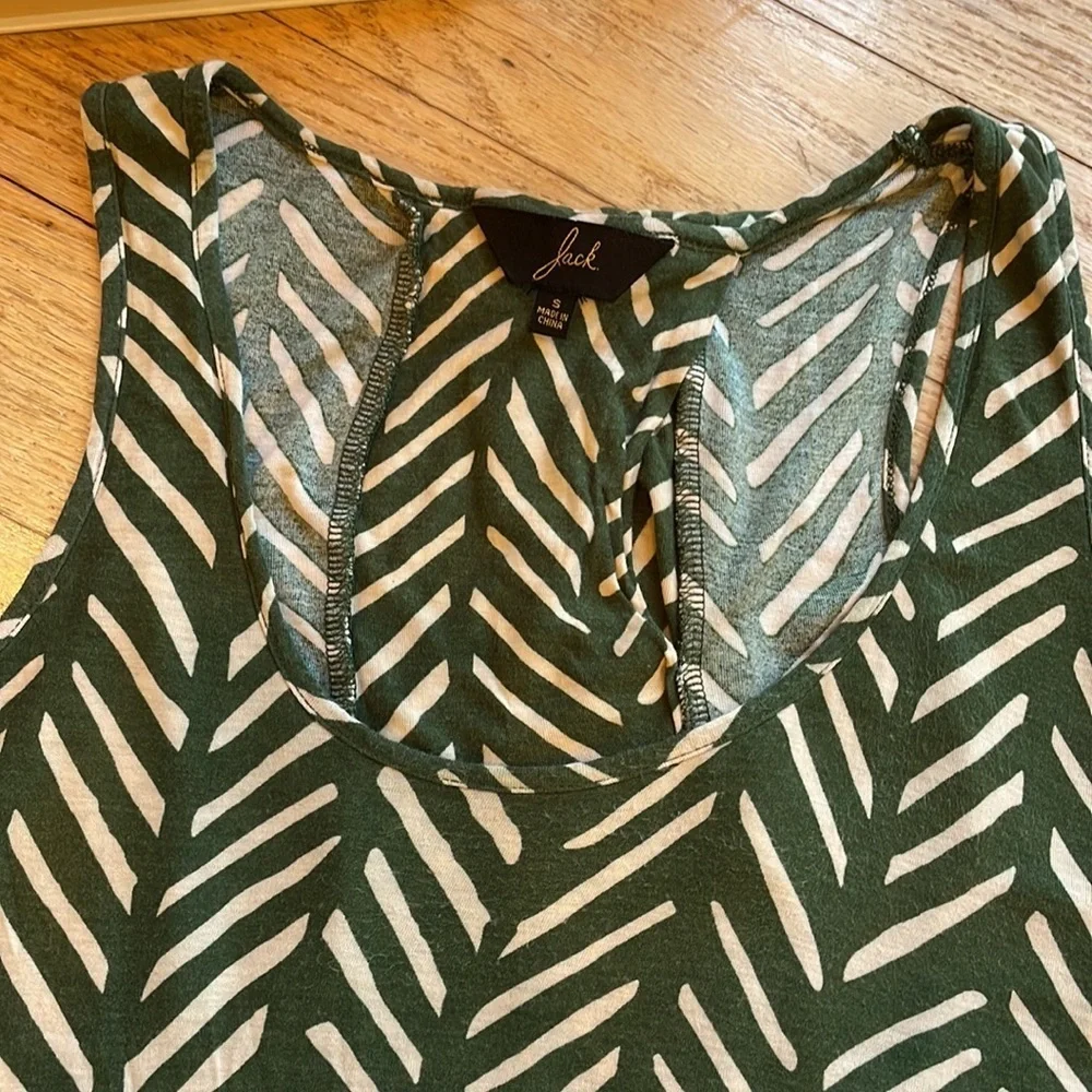 Jack by BB Dakota Split Back Chevron Tank